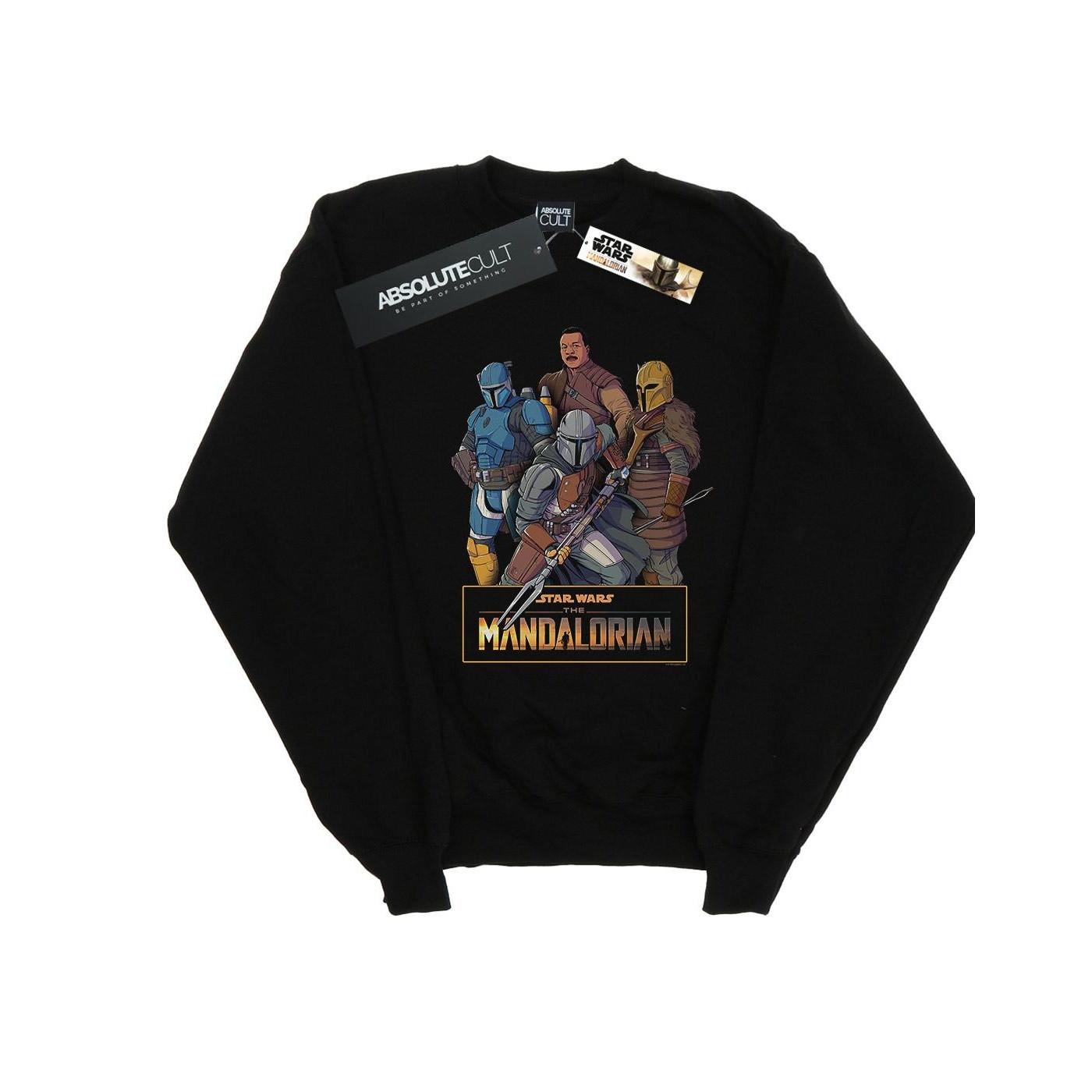 STAR WARS - The Mandalorian Sweatshirt, für Herren, Schwarz, Größe 4XL von STAR WARS