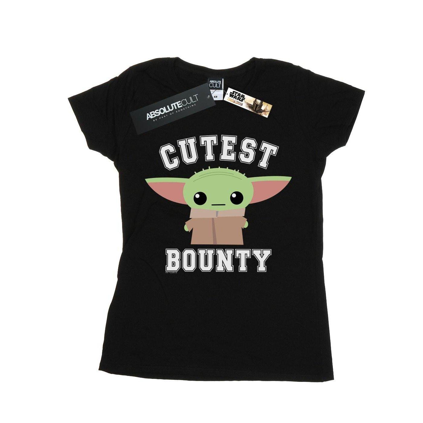 The Mandalorian Cutest Bounty Tshirt Damen Schwarz L von STAR WARS