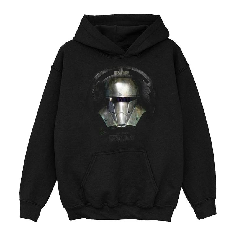 The Mandalorian Dark Helmet Kapuzenpullover Mädchen Schwarz 104 von STAR WARS