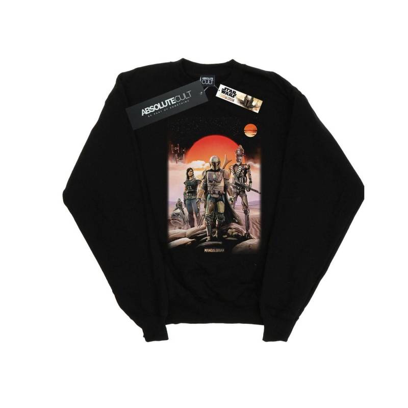 The Mandalorian Warriors Sweatshirt Herren Schwarz XXL von STAR WARS