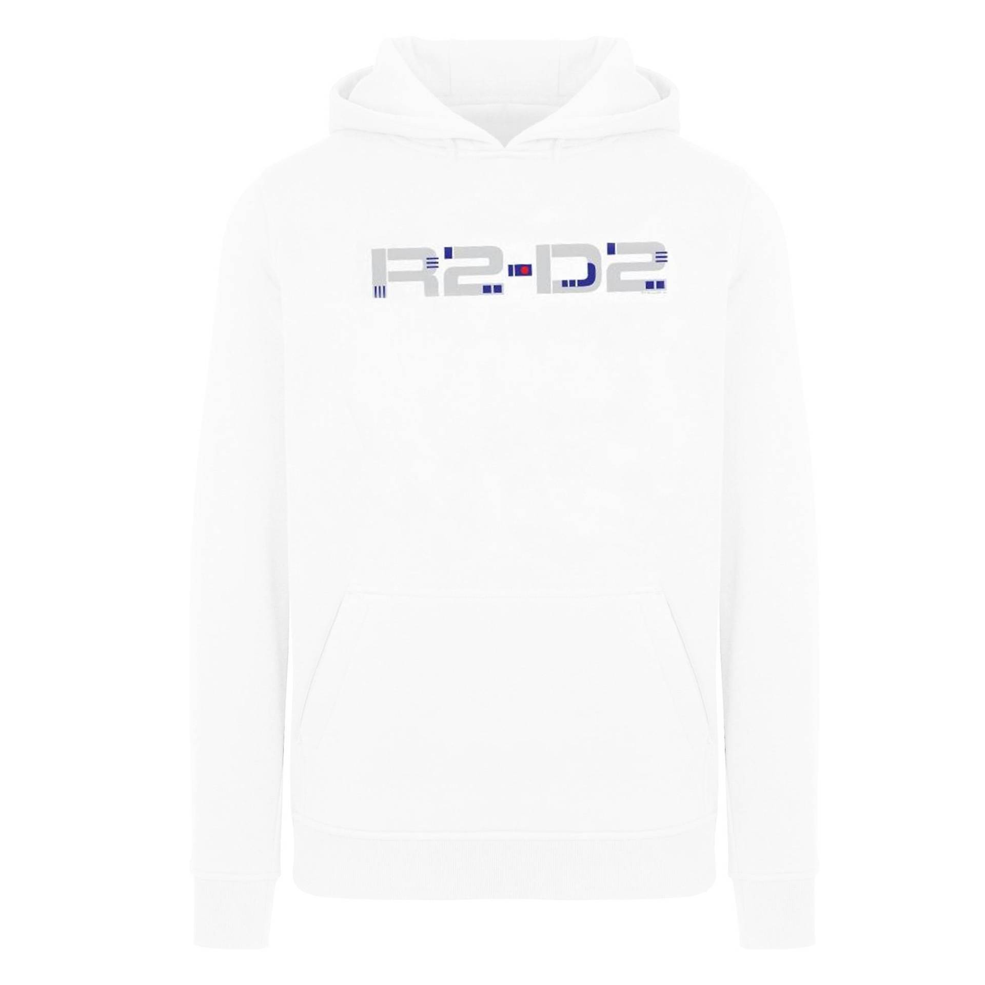 The Rise Of Skywalker R2d2 Text Logo Kapuzenpullover Mädchen Weiss 140/146 von STAR WARS