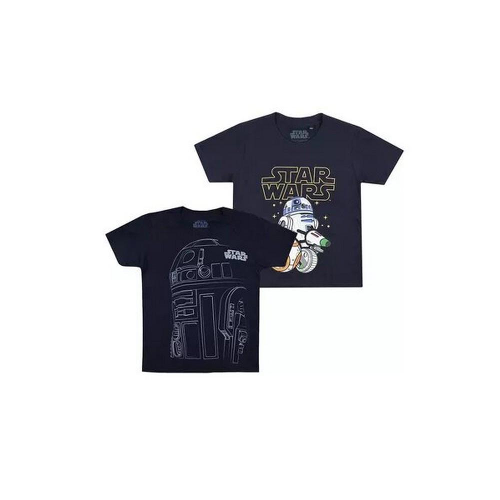 Tshirt (2erpack) Jungen Marine 140 von STAR WARS