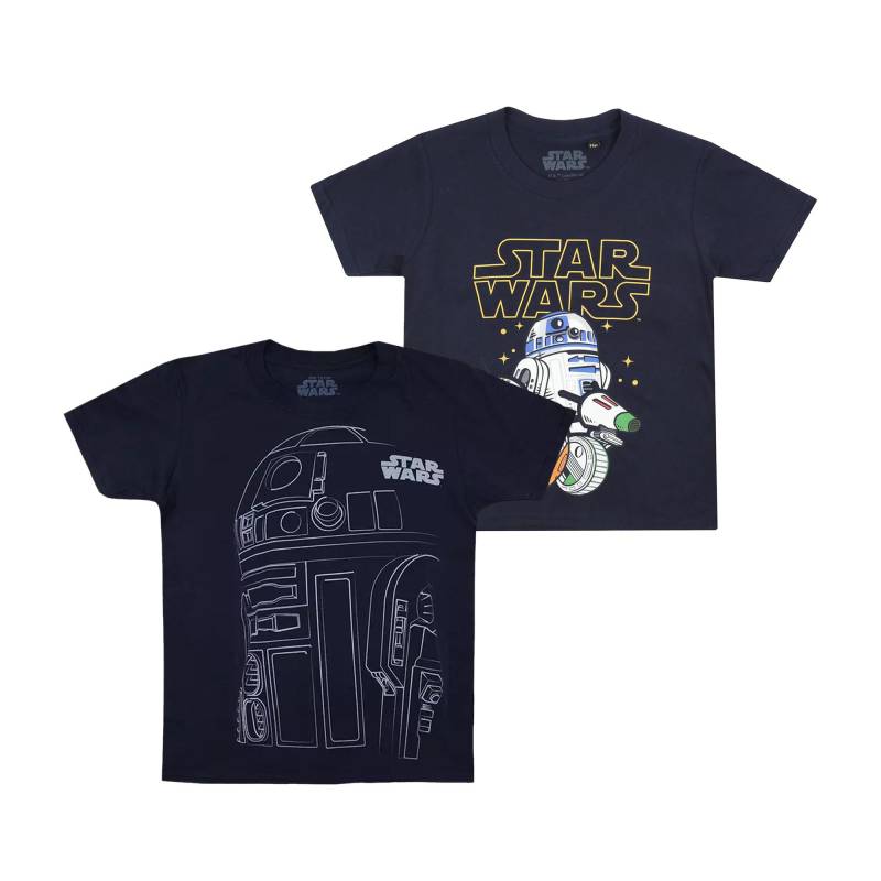 Tshirt (2erpack) Jungen Marine 140 von STAR WARS