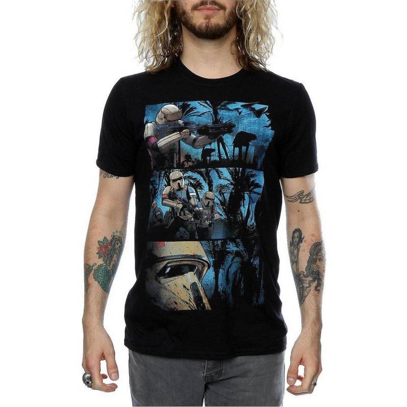 Tshirt Herren Schwarz XXL von STAR WARS