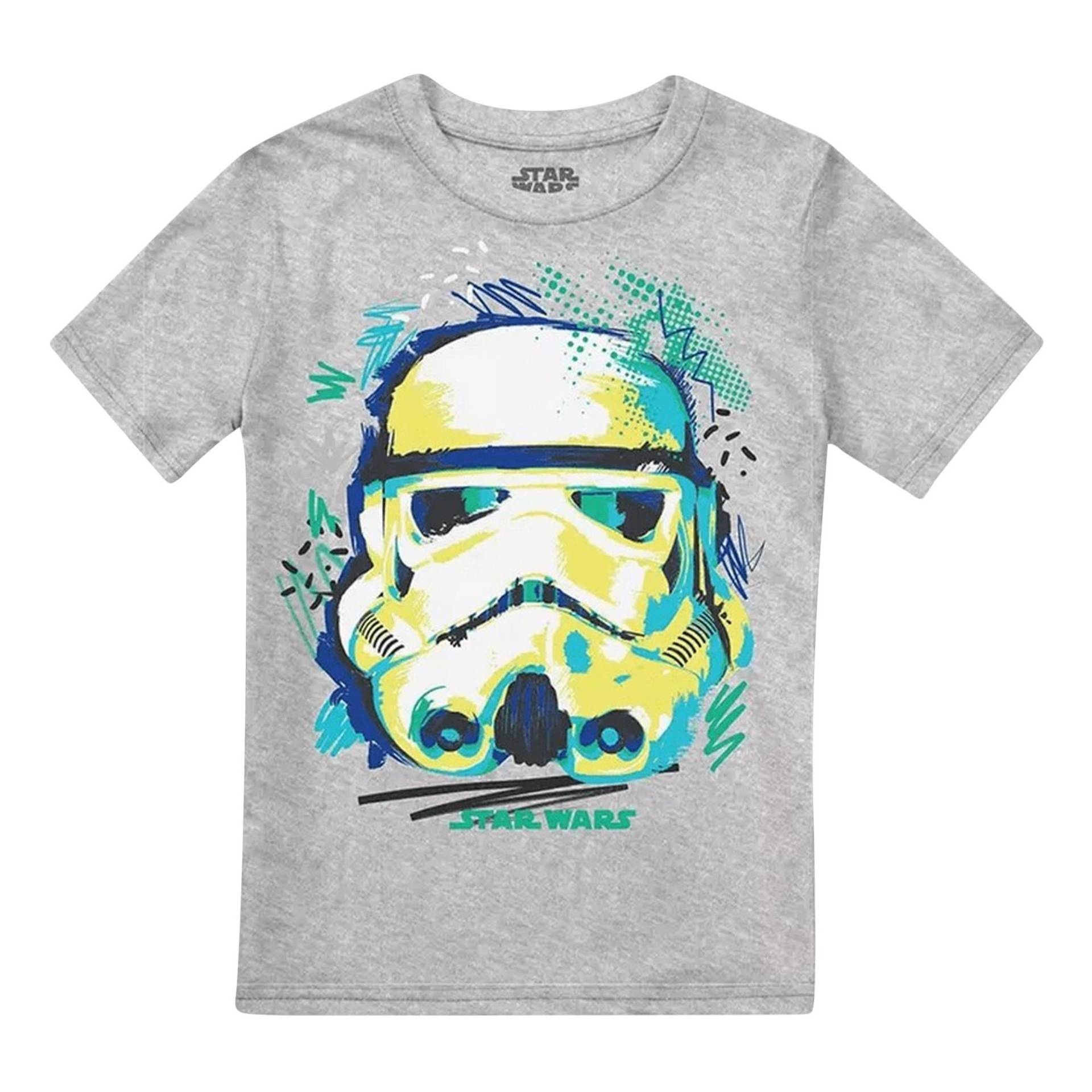 Tshirt Jungen Grau 104 von STAR WARS