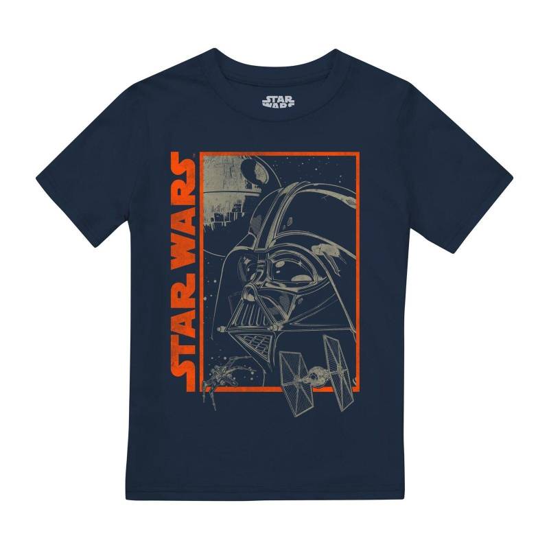 STAR WARS - TShirt, 152-158, Marine von STAR WARS