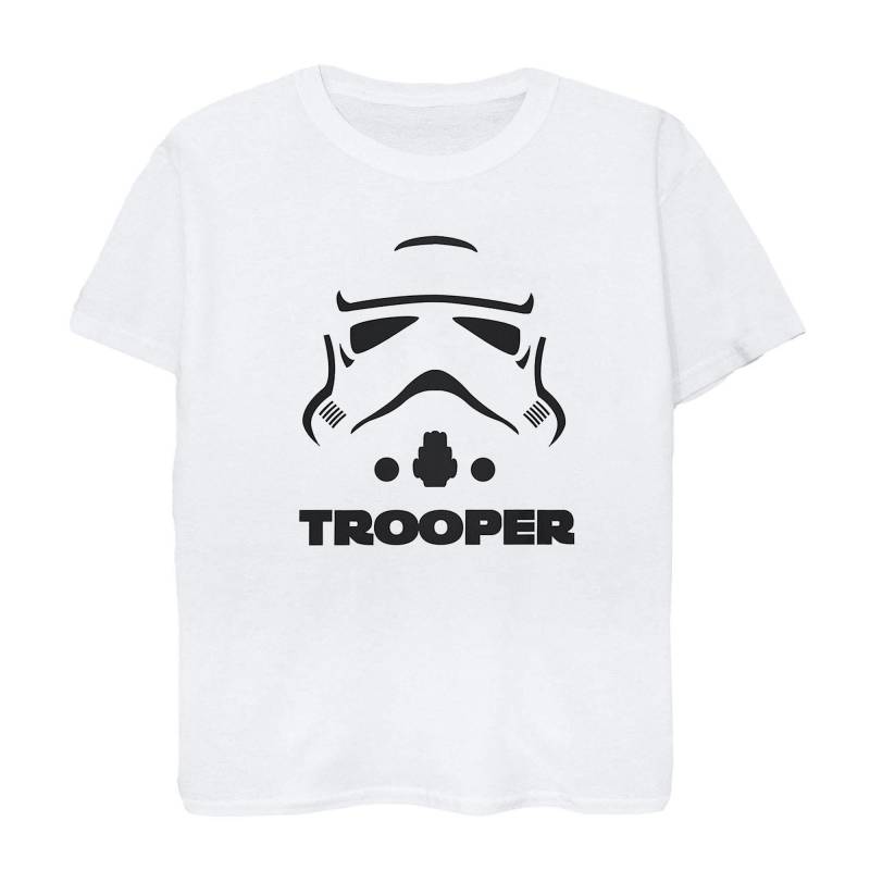 Tshirt Jungen Weiss 116 von STAR WARS