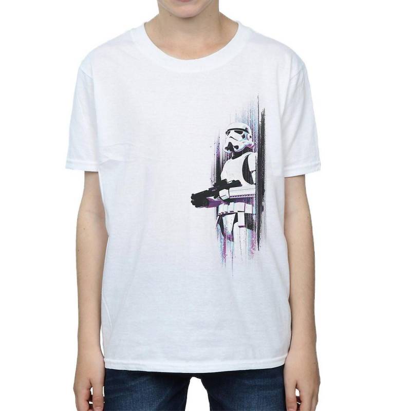 Tshirt Jungen Weiss 140/146 von STAR WARS