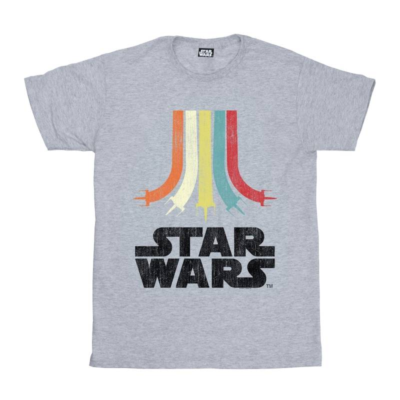 Tshirt Mädchen Grau 116 von STAR WARS