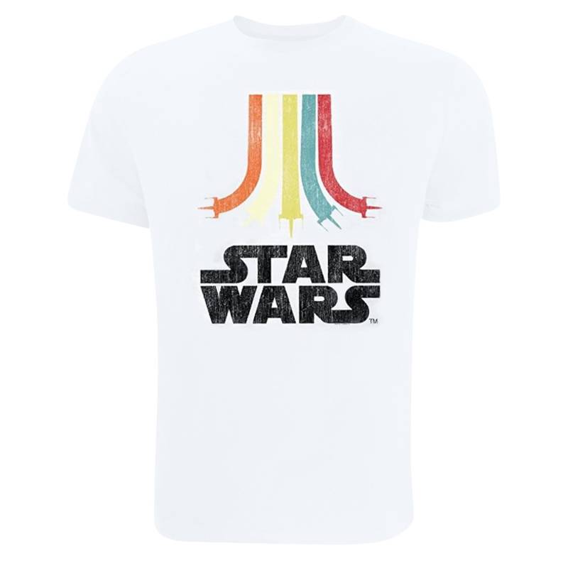 Tshirt Mädchen Weiss 116 von STAR WARS