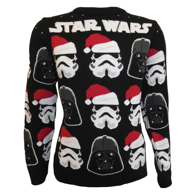 Vader And Trooper Sweatshirt Weihnachtliches Design Herren Multicolor M von STAR WARS