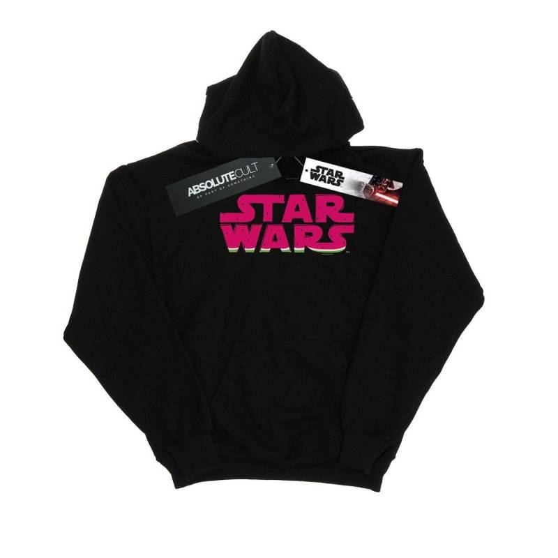 Watermelon Logo Kapuzenpullover Jungen Schwarz 116 von STAR WARS