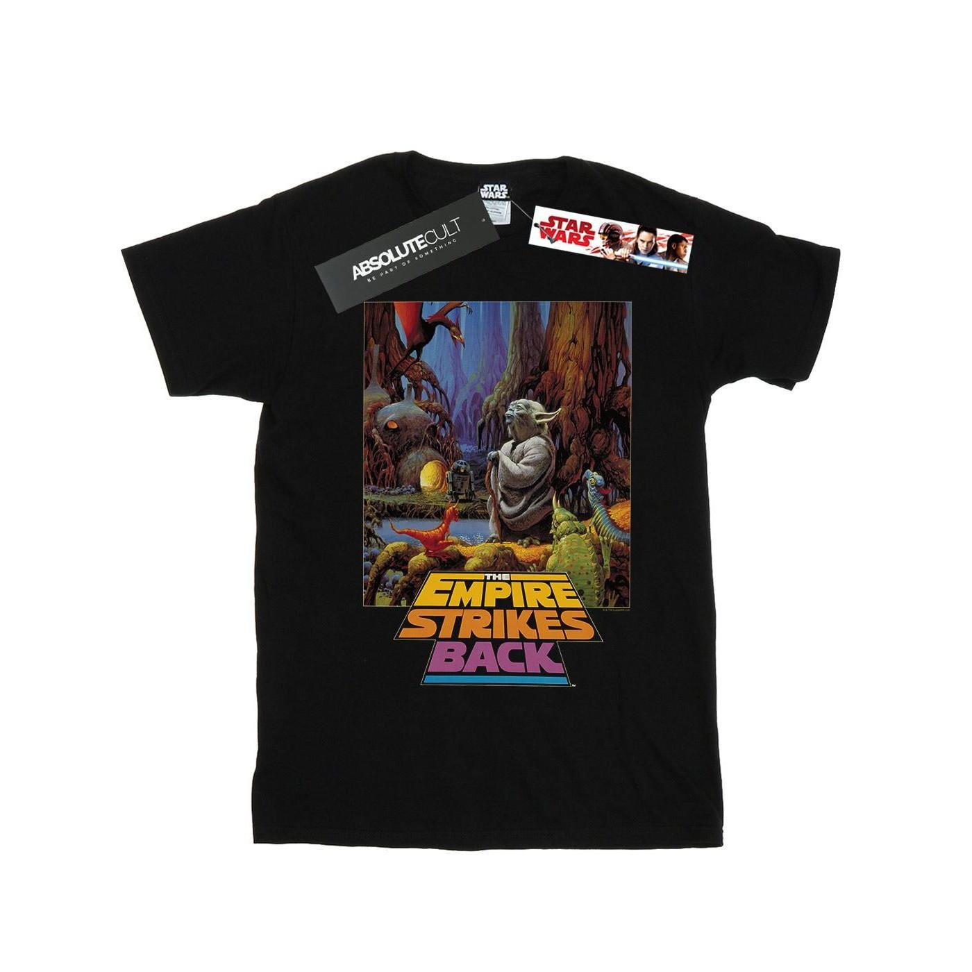 Yoda Poster Tshirt Damen Schwarz 3XL von STAR WARS