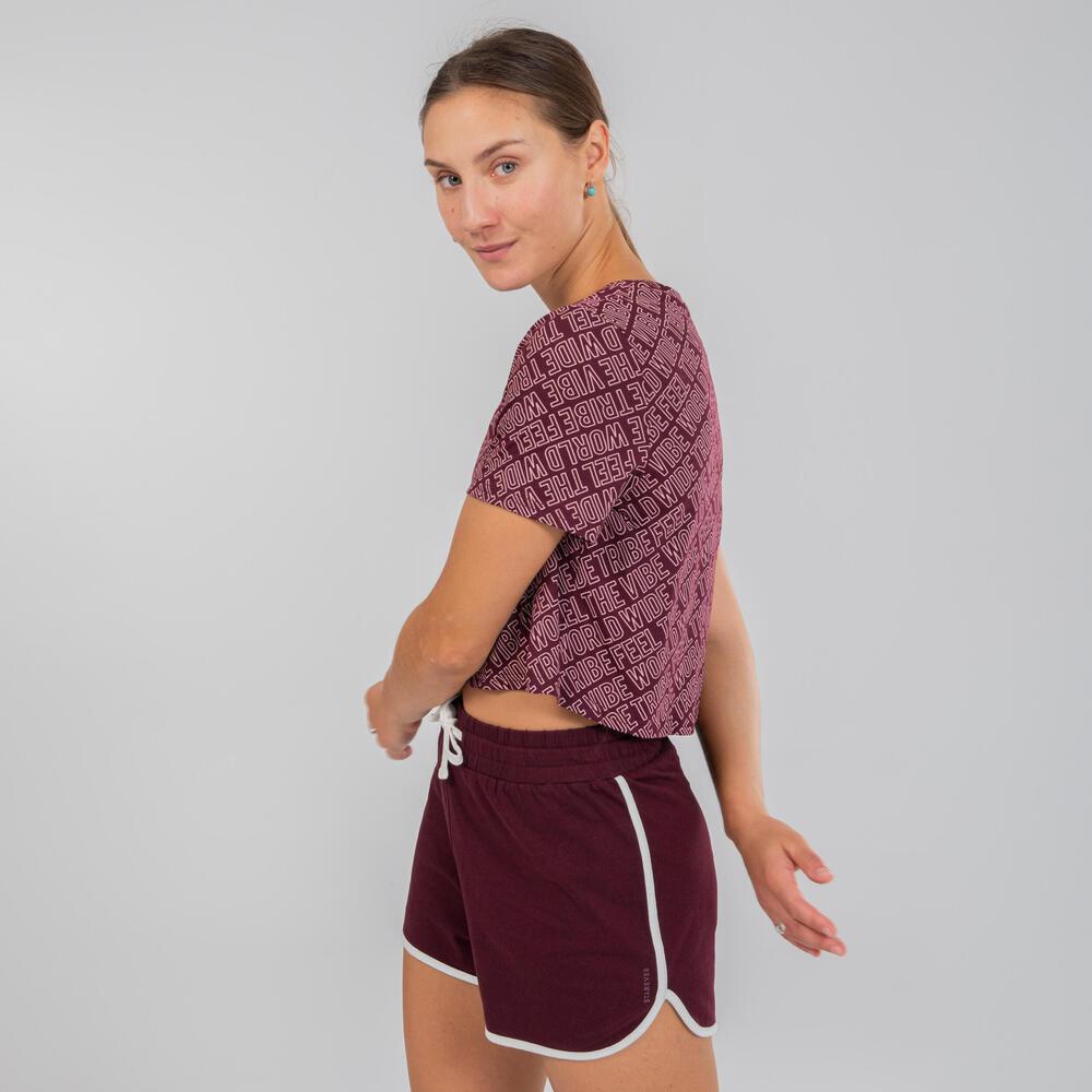 STAREVER - Kurzarmshirt Urban Dance, für Damen, Bordeaux, Größe 38 von STAREVER