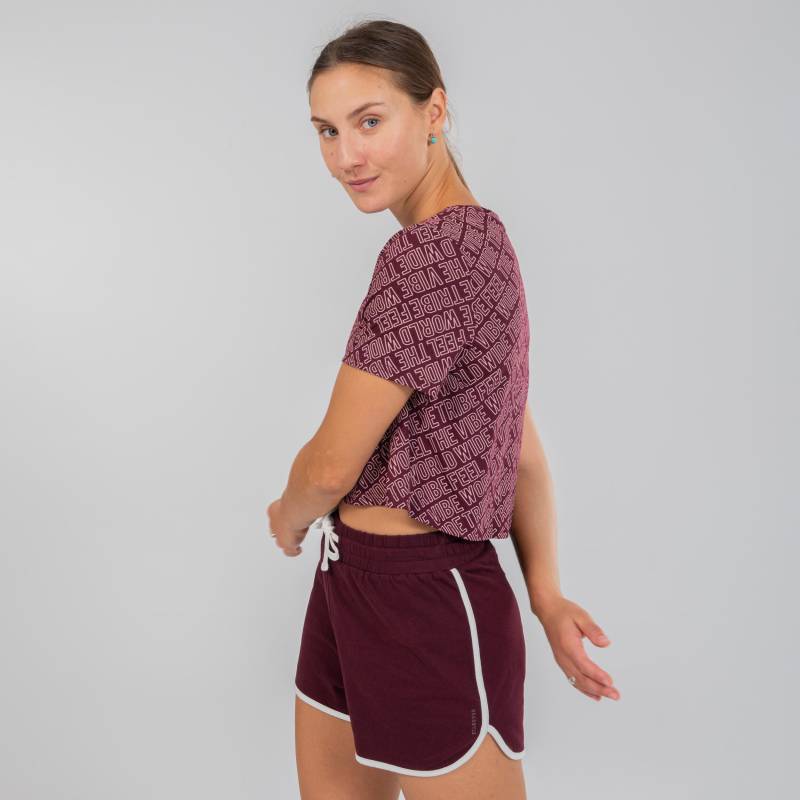 STAREVER - Kurzarmshirt Urban Dance, für Damen, Bordeaux, Größe 46 von STAREVER