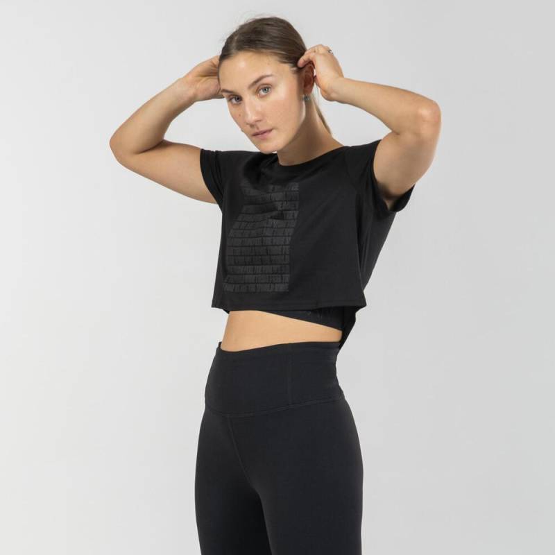 Kurzarmshirt - Urban Dance Damen Charcoal Black 38 von STAREVER