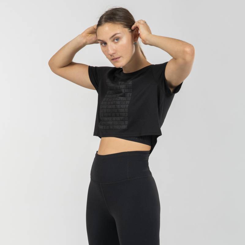 Kurzarmshirt - Urban Dance Damen Charcoal Black 46 von STAREVER