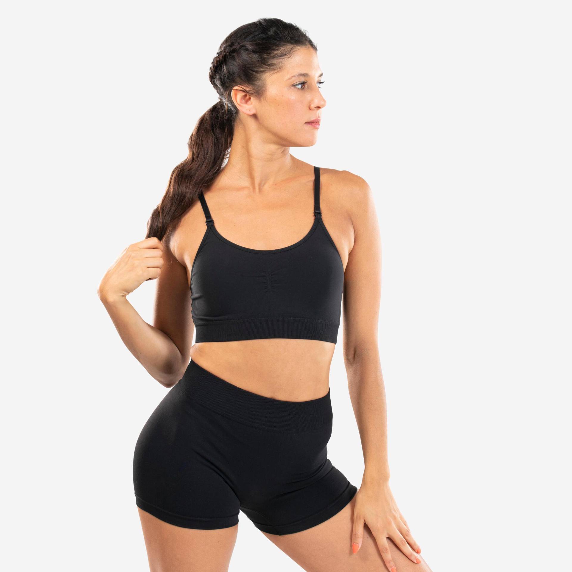 Sport-bh - Bra Dance Damen Schwarz Leicht XL von STAREVER