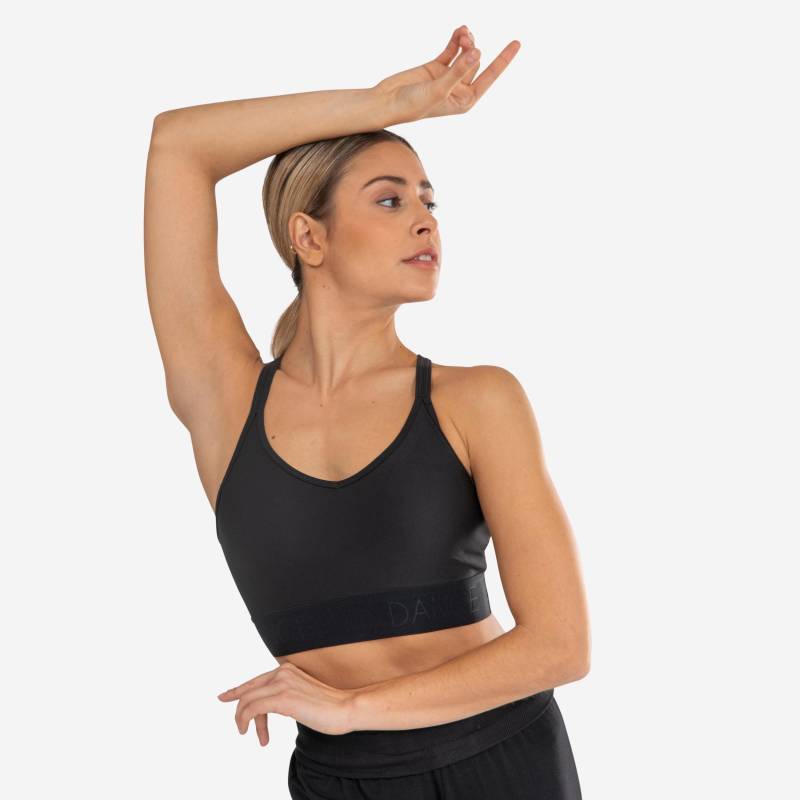 Sport-bh - Modern Dance Damen Schwarz Leicht 44 von STAREVER