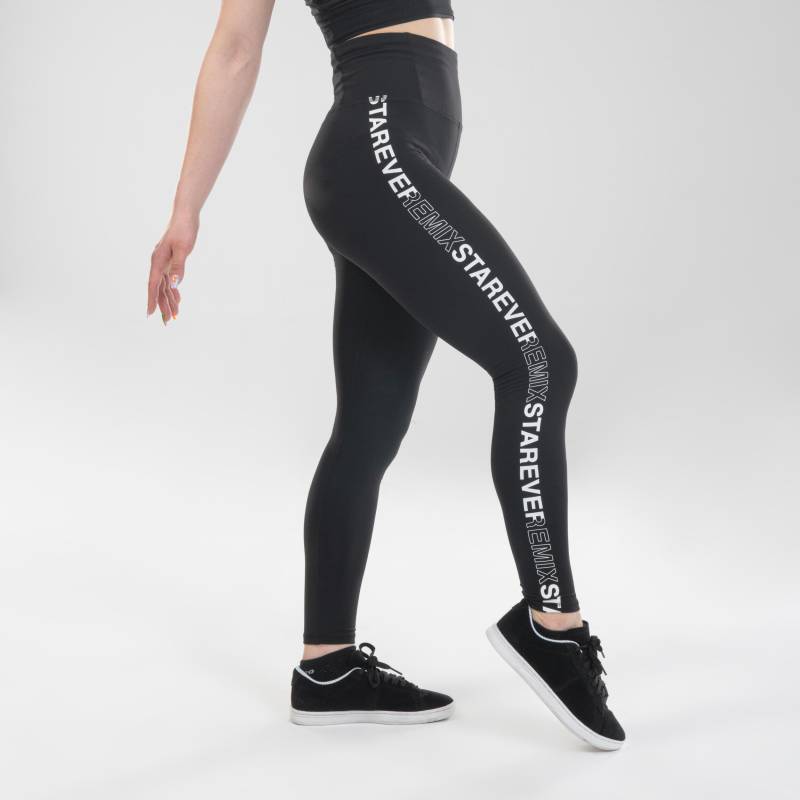 Leggings - Urban Dance Damen Schwarz Bedruckt L von STAREVER