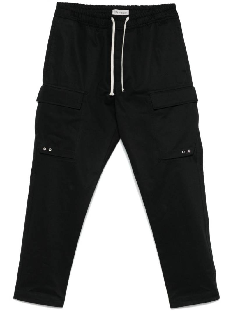 STATE OF ORDER Courier Drill trousers - Black von STATE OF ORDER