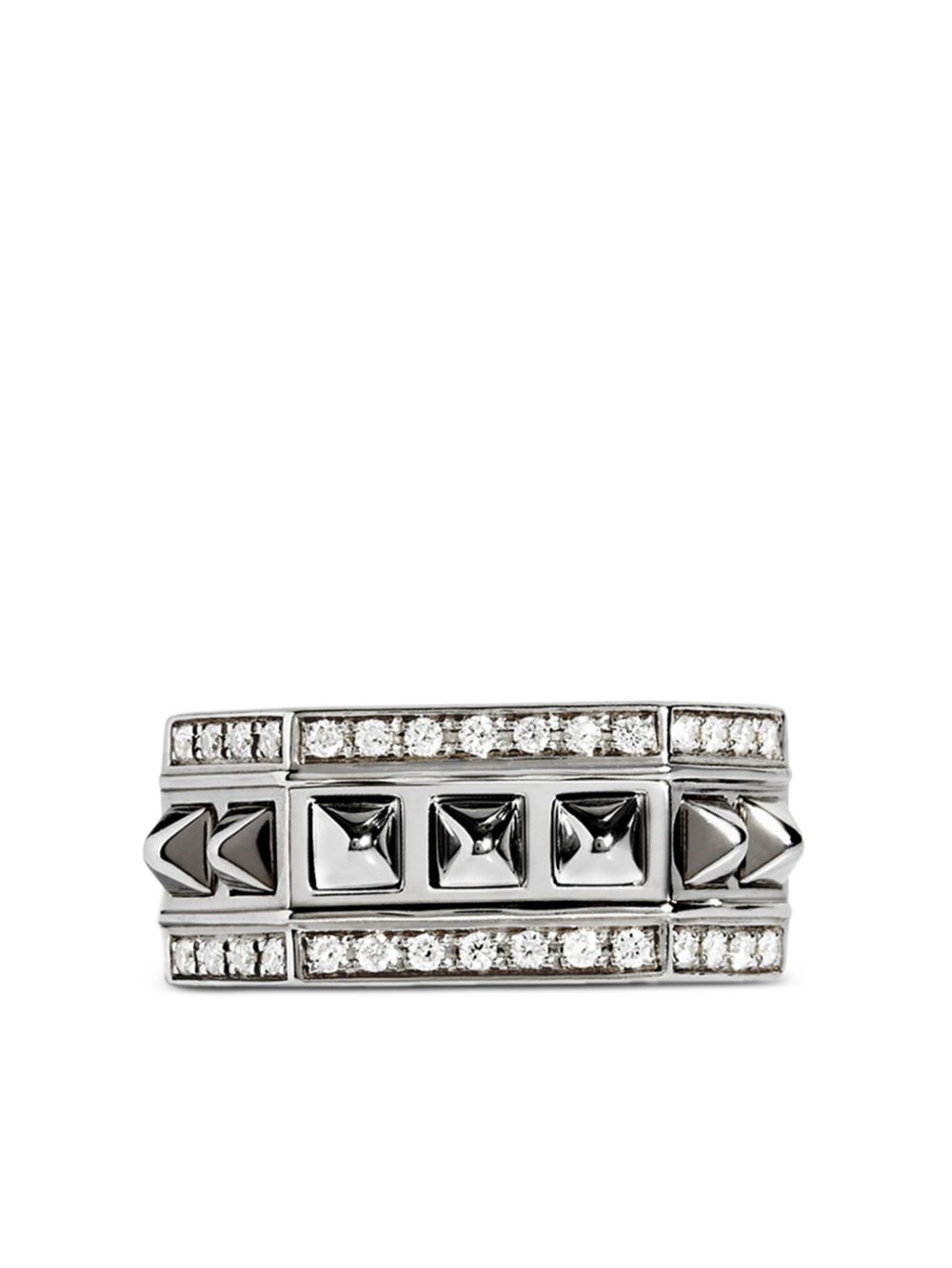 STATEMENT PARIS sterling silver Rockaway 1 Peak diamond ring von STATEMENT PARIS