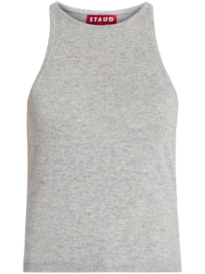 STAUD Ayana ribbed-knit tank top - Grey von STAUD