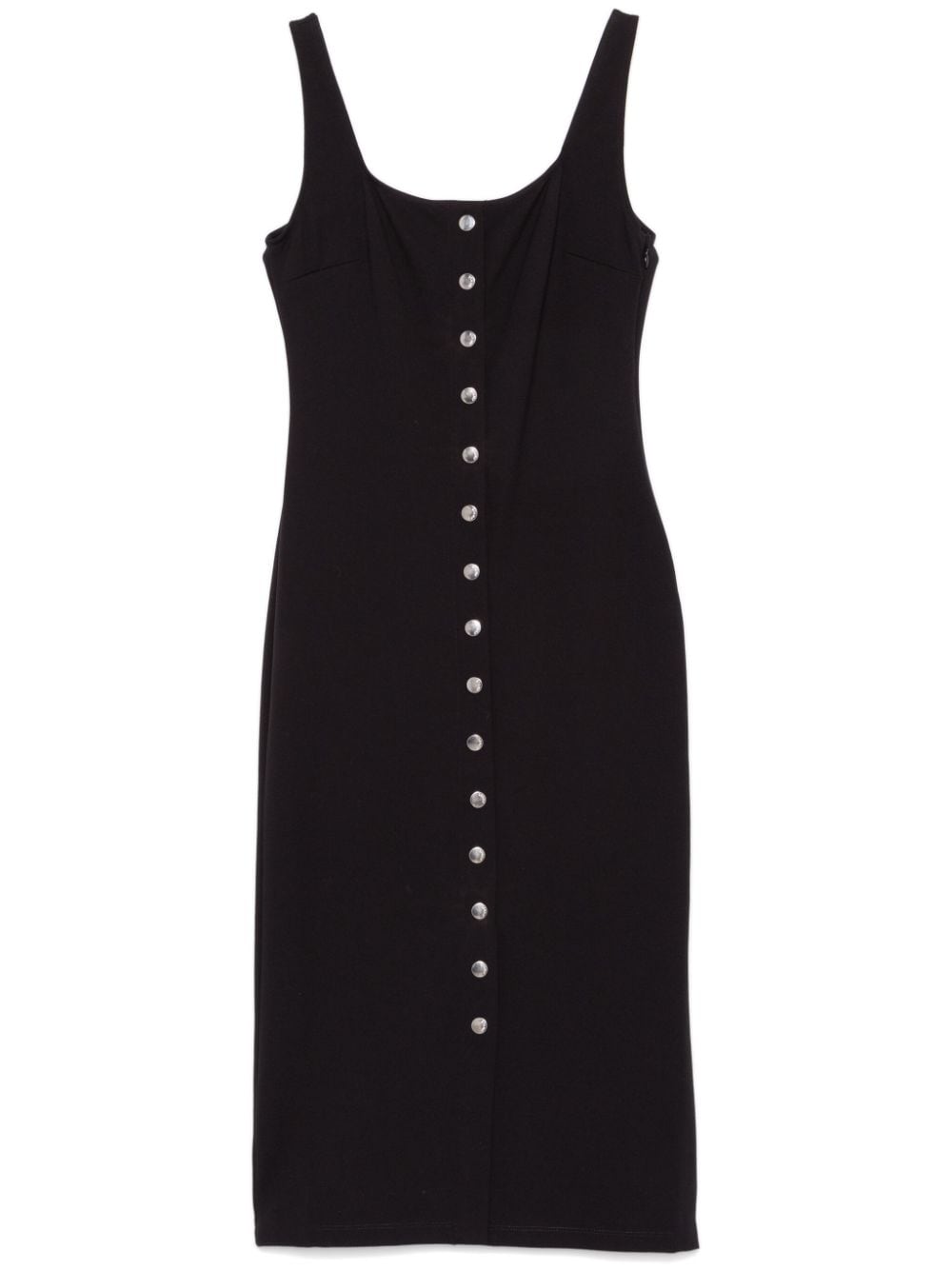 STAUD Domani midi dress - Black von STAUD