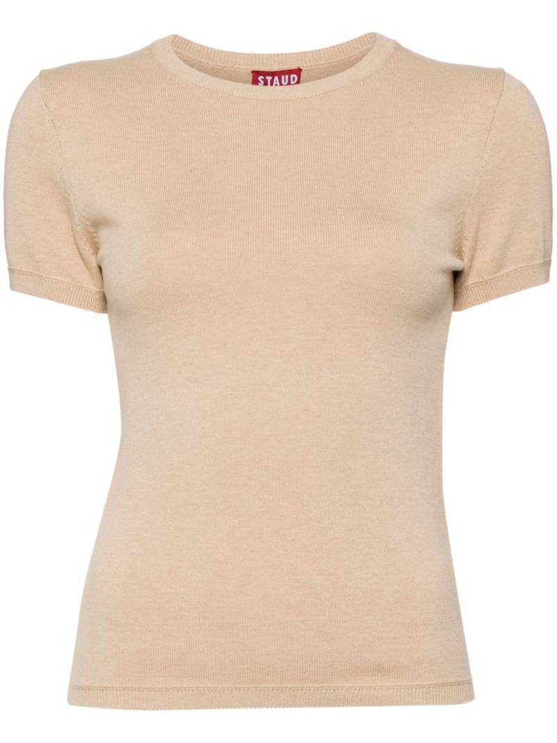 STAUD Easy T-shirt - Neutrals von STAUD