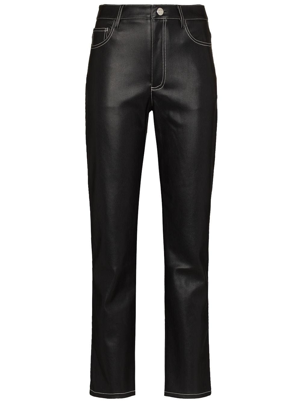 STAUD Elliot straight-leg trousers - Black von STAUD