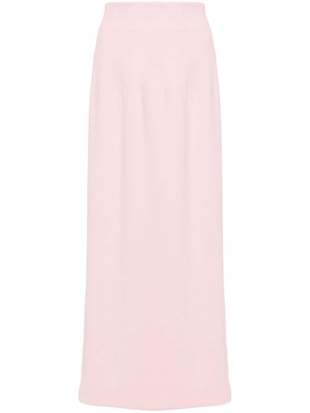 STAUD Jeremiah crepe maxi skirt - Pink von STAUD