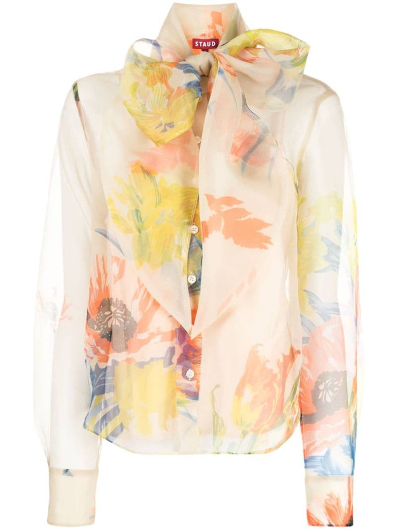 STAUD Maryn floral-print blouse - Multicolour von STAUD