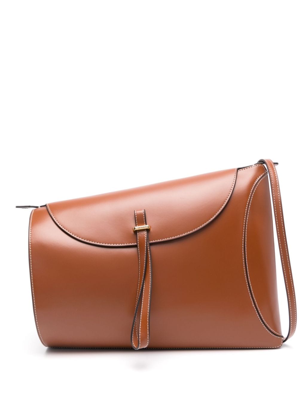 STAUD Mia leather cross body bag - Brown von STAUD