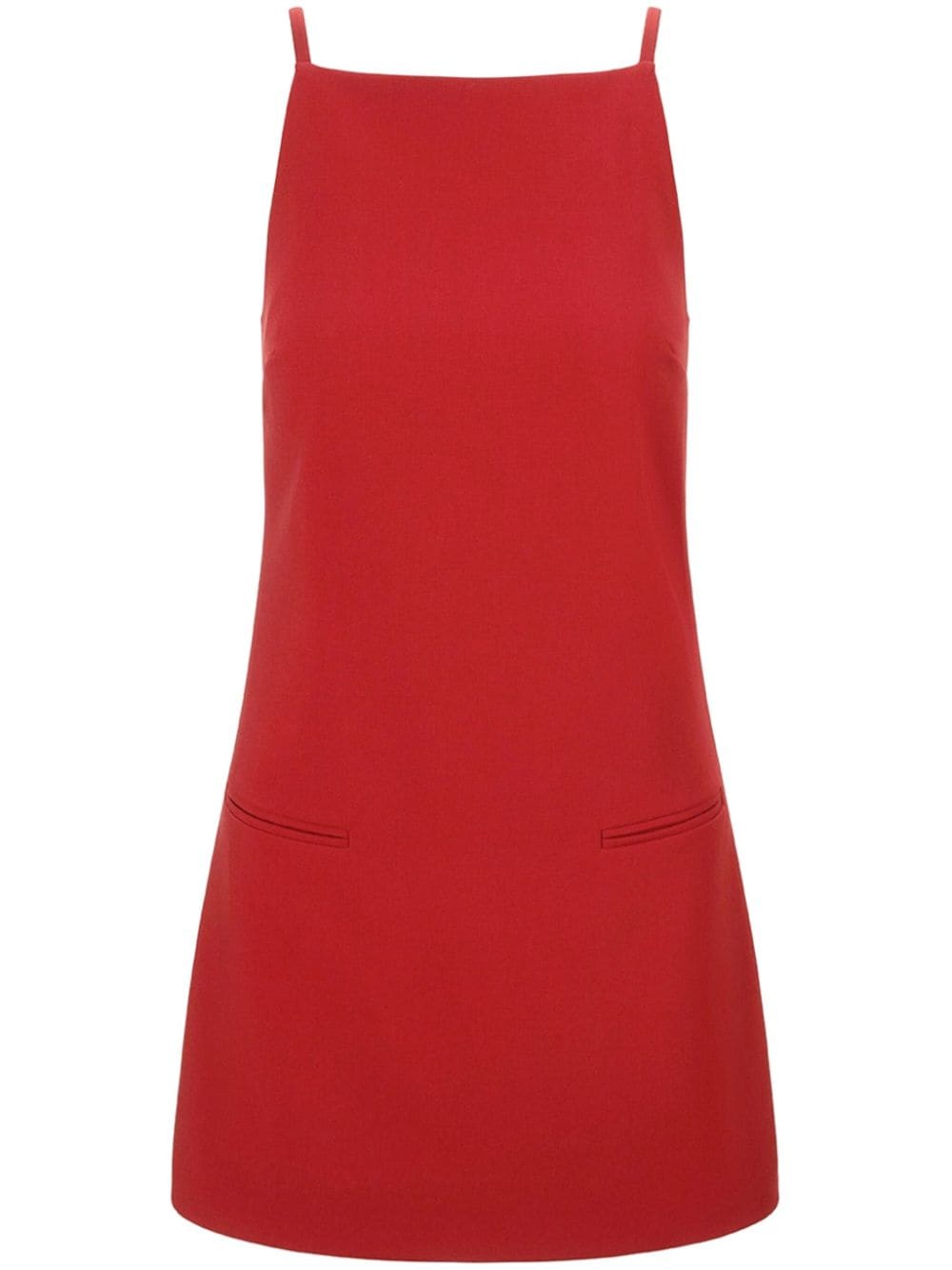 STAUD Rhythm mini dress - Red von STAUD