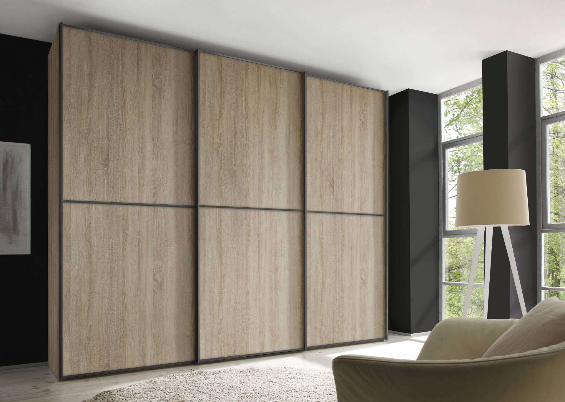 STAUD Schwebetürenschrank »Sinfonie Plus, edles Design in hochwertiger Qualität, Made in Germany«, Mit vier verschiedenen Ausstattungsvarianten von STAUD