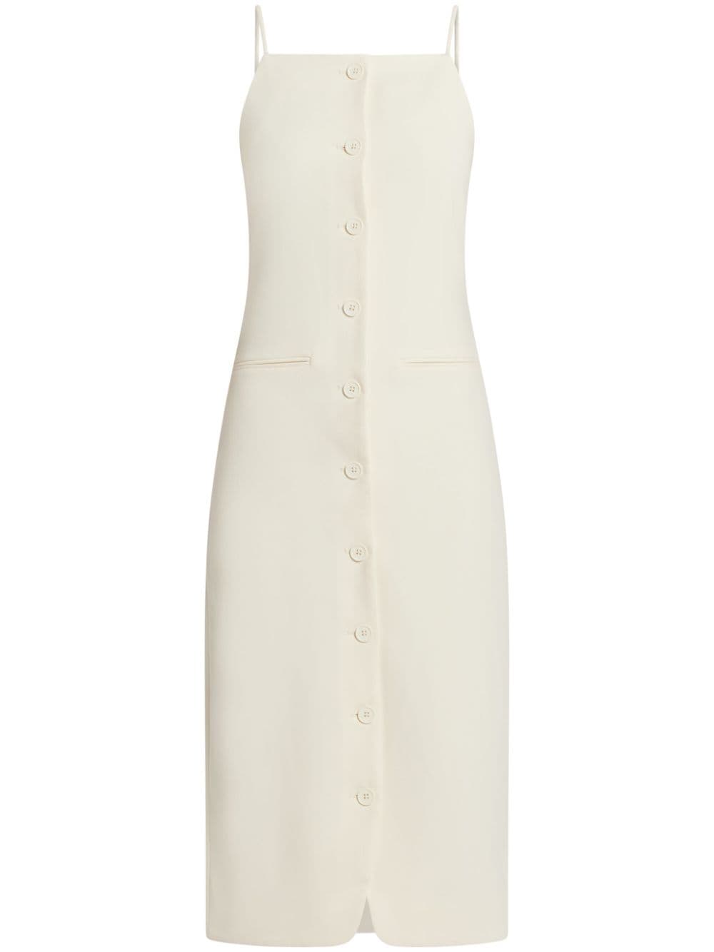 STAUD Una dress - White von STAUD