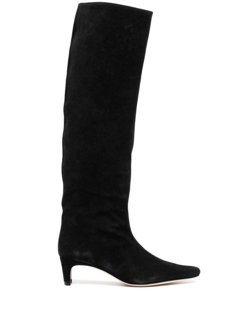 STAUD Wally knee-length suede boots - Black von STAUD