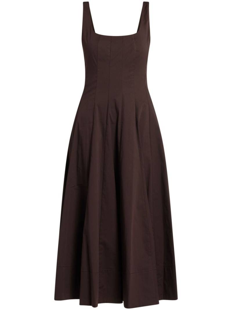 STAUD Wells dress - Brown von STAUD