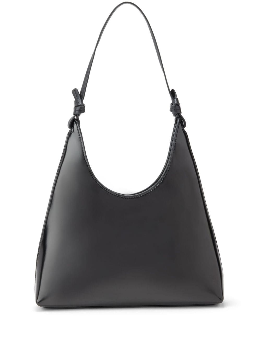 STAUD Winona leather shoulder bag - Black von STAUD