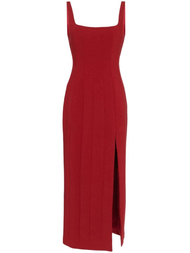 STAUD ankle portrait dress - Red von STAUD