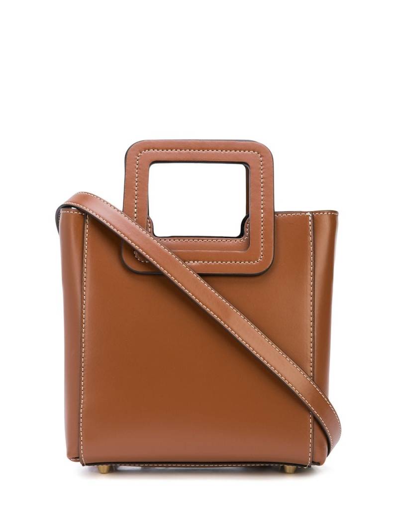 STAUD mini Shirley tote - Brown von STAUD