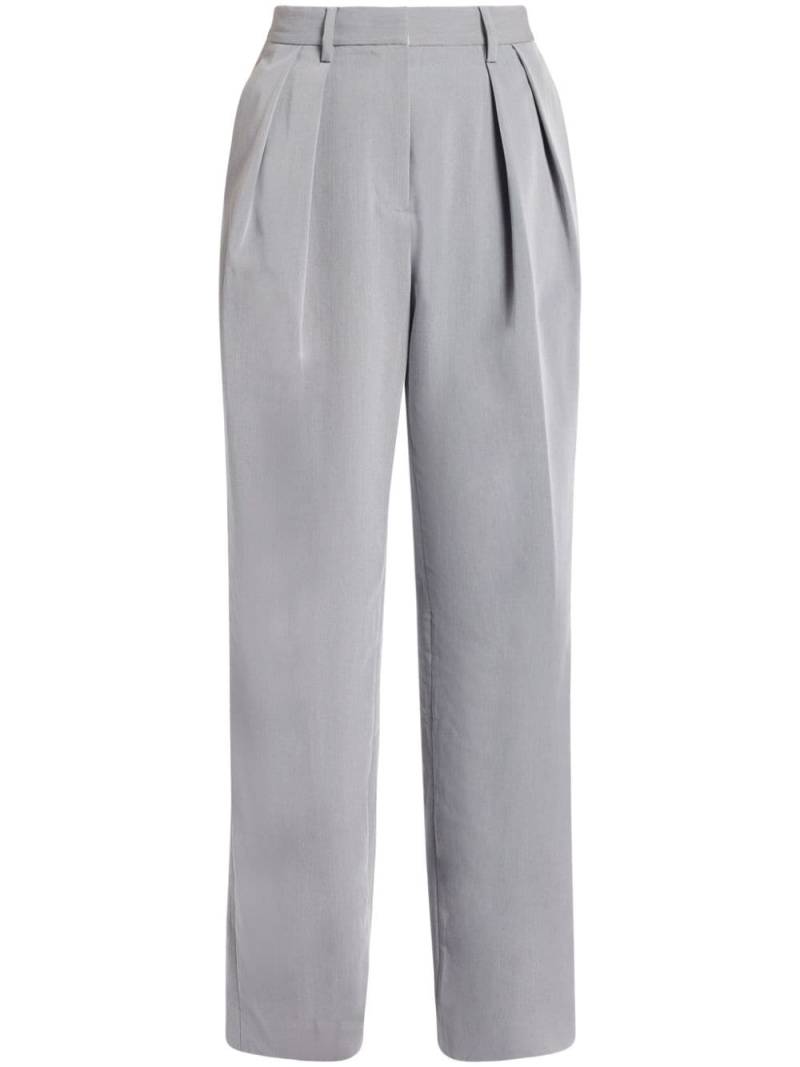 STAUD pleated straight-leg trousers - Grey von STAUD