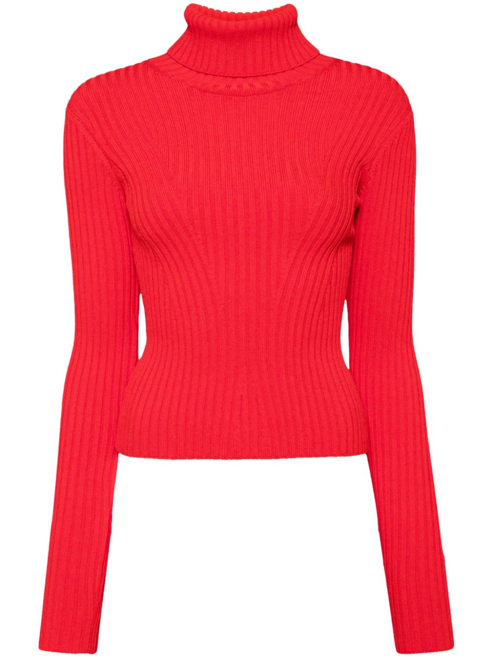 STAUD roll-neck top - Red von STAUD