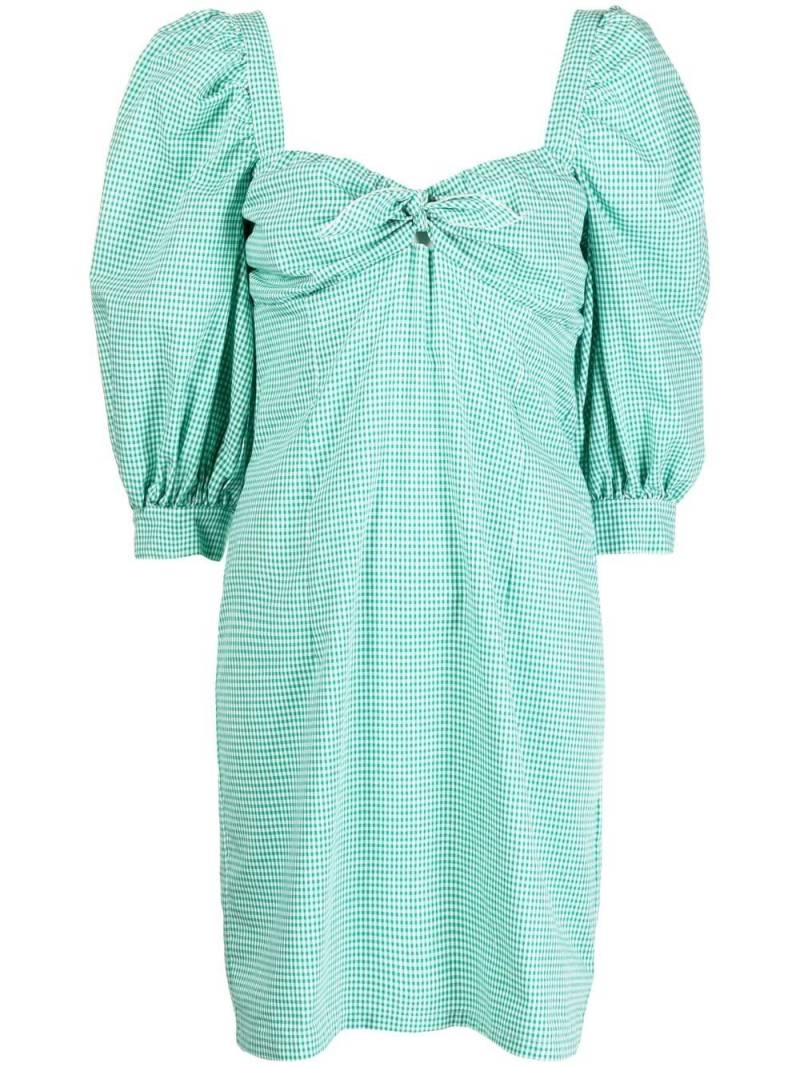 STEFANIA VAIDANI Milla puff-sleeves mini dress - Green von STEFANIA VAIDANI