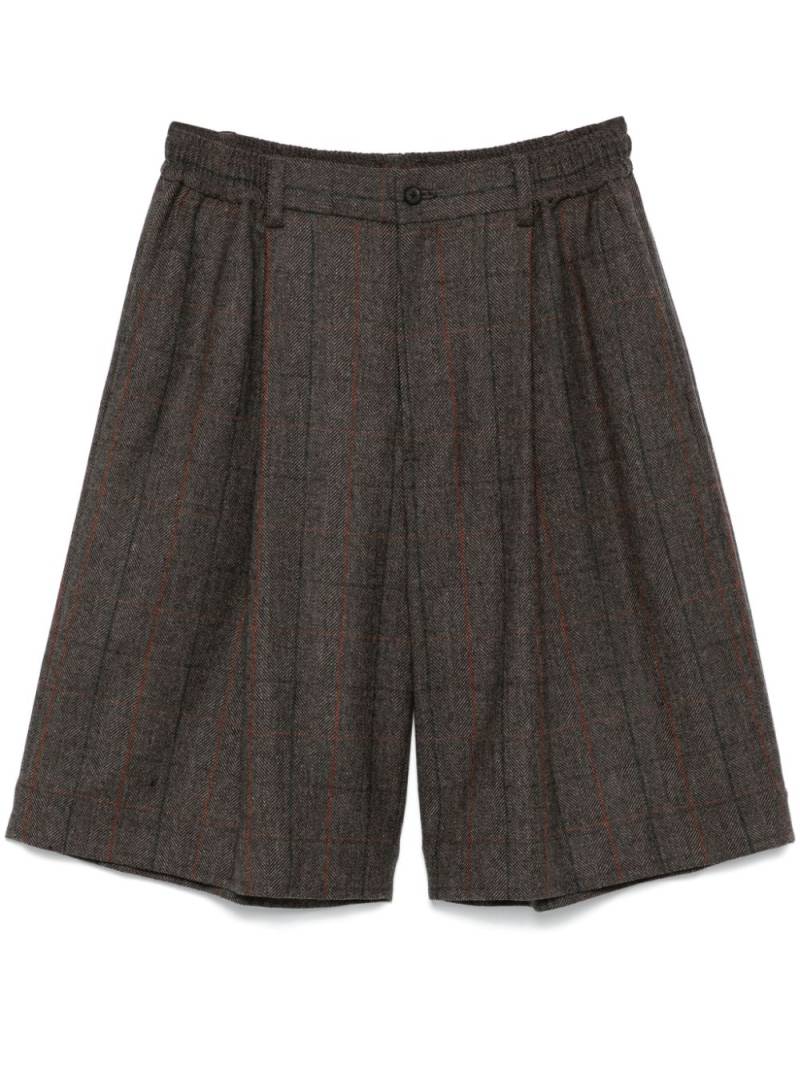 STEIN check-pattern shorts - Brown von STEIN