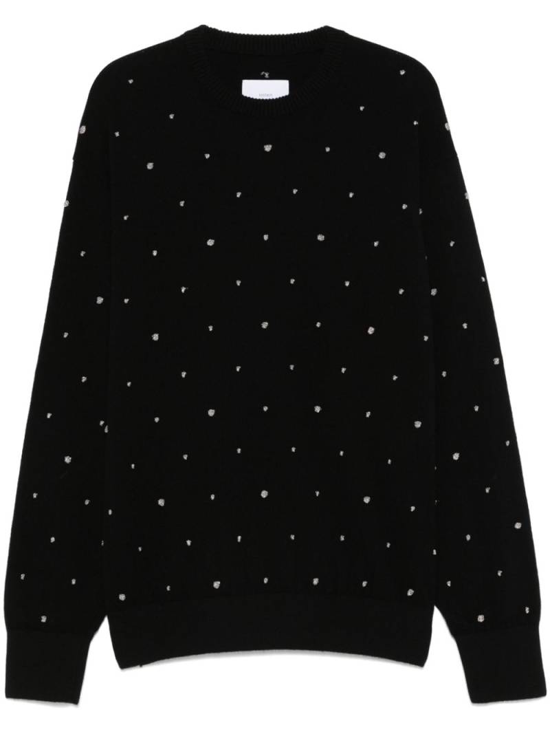 STEIN glitter-dots sweater - Black von STEIN