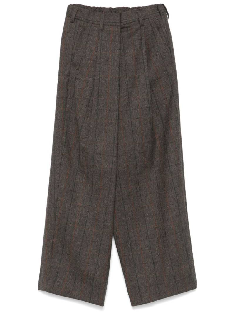 STEIN wide-leg trousers - Brown von STEIN