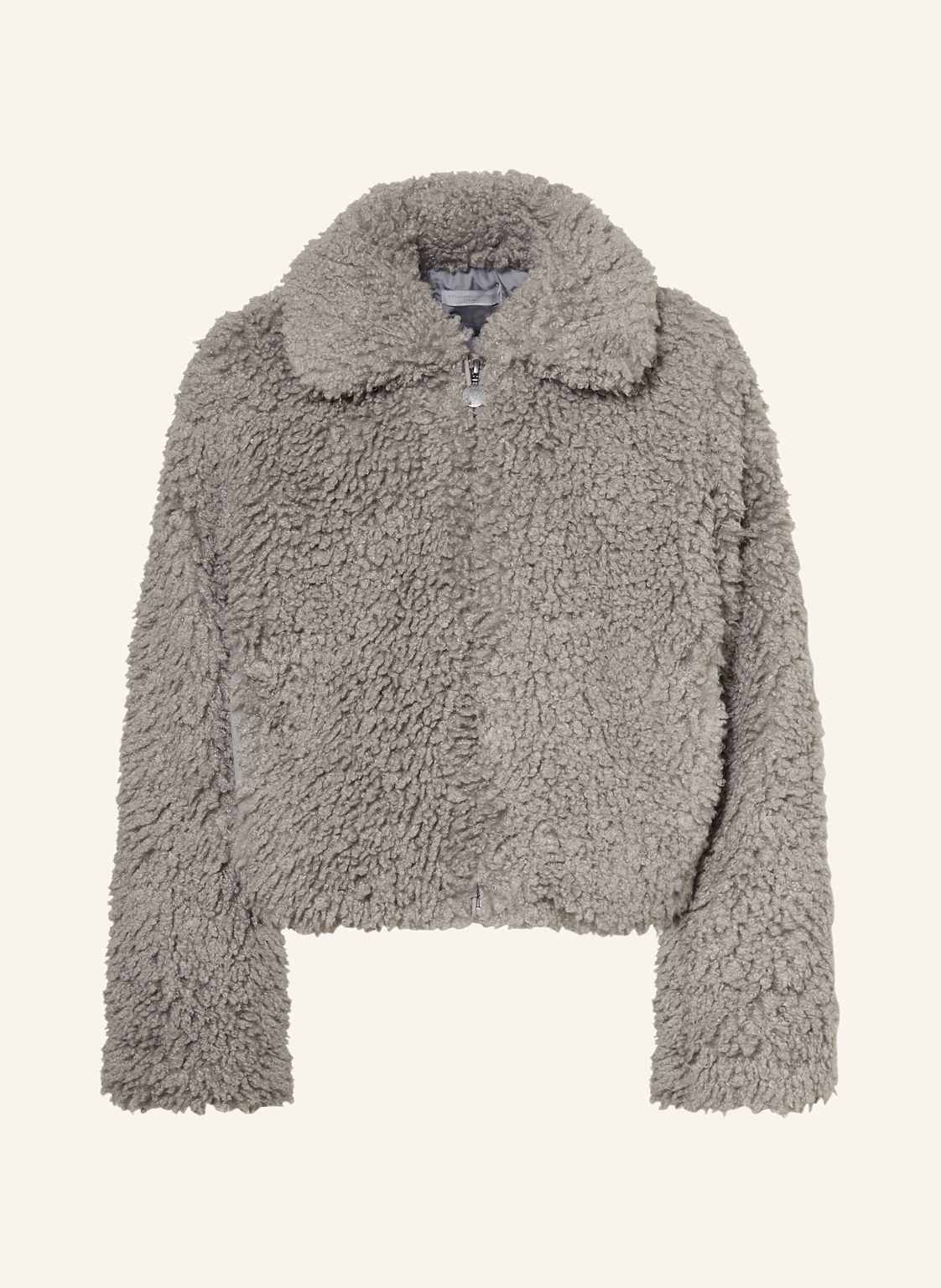 Stella Mccartney Kids Teddyfell-Jacke grau von STELLA McCARTNEY KIDS