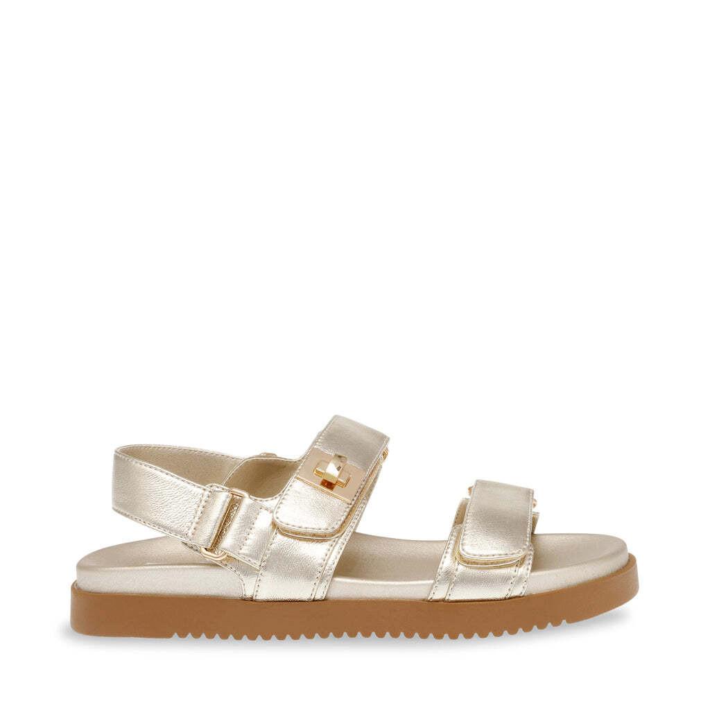 Sandalen Für Frauen Mona Damen Gold 37 von STEVE MADDEN