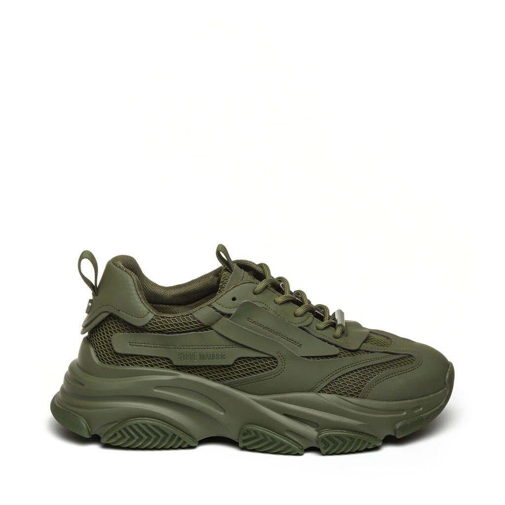 Sneakers Possess Herren Olivegrün 42 von STEVE MADDEN